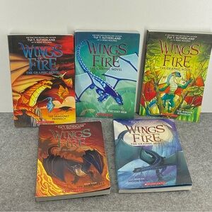 Wings of Fire Graphic Novels Books 1,2,3,4 and 6 Youth Kids Teens